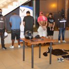 Los sospechosos fueron detenidos por la Policía Nacional.