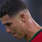 Cristiano Ronaldo lloró tras fallar un penal en los octavos de final de la Euro 2024.