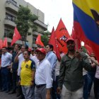 Una gran manifestación se concentra en el centro de Guayaquil.