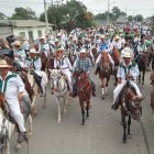 La cabalga empezó cerca de las 17:00 de este 7 de julio.