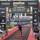 Gabriel Terán se ubicó en un buen lugar al término del Ironman 70.3 de Manta.