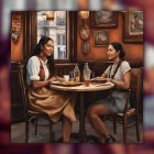 Una madre y su hija habían llegado al restaurante, en pleno Centro Histórico de Quito, para almorzar.