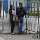 Familiares de Miguel Ángel Baquero León llegaron a la morgue para retirar su cuerpo.