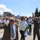 Las glorias de los Sodiros con su madrina Mariana Altamirano fueron ovacionados.