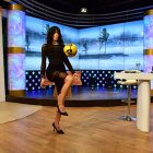Virginia demostró su habilidad con el balón.