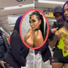 Actriz porno tuvo relaciones sexuales con dos hombres en el transporte público.