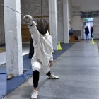 La esgrima es una de las disciplinas del pentatlón moderno.