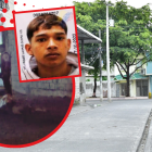 Dustin Velásquez fue hallado sin vida. Tenía impactos de proyectil.