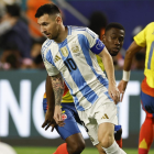 El astro argentino tuvo que ser sustituido debido a una lesión.