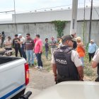Al sitio llegaron agentes de la Policía Nacional para recabar indicios.