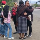 Los familiares de la mujer y niños fallecidos se enteraron del hecho en el Centro Forense.