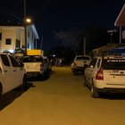 La Policía llegó al lugar para tomar procedimiento del caso violento.