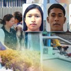 Familiares de José Eduardo Mendoza arribaron desde la parroquia Posorja hasta el Laboratorio de Criminalística para retirar su cadáver.