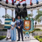 Marcela Aguiñaga, Prefecta del Guayas, y Aquiles Álvarez, alcalde de Guayaquil.