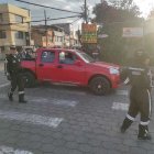 En este vehículo se encontraba la víctima cuando ocurrió el ataque, en el sector Calderón, del norte de Quito.