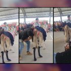 Esto es parte de la secuencia del concurso que llevó a un hombre a ganarse un premio. No tuvo contrincantes.