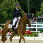 Nicolás Wettstein demostró su habilidad en hípica olímpica.