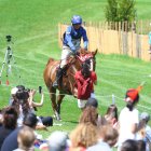 Nicolás Wettstein, mientras hacía el recorrido de cross country de los Juegos Olímpícos.