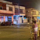 El atentado fue en una esquina de las calles Pichincha y Ayacucho.