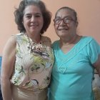 Gladys Torres fue a visitar y conversar sobre el caso con María Quito, en su casa.