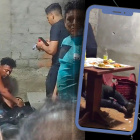 Algunas personas trataron de auxiliar al agente herido.