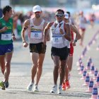 Daniel Pintado durante la carrera de 20 kilómetros de atletismo.