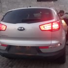 Este es uno de los autos recuperados por miembros de la Policía Judicial.