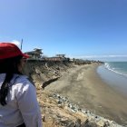 Las personas ya no pueden ingresar a las playas, por el peligro.