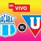 Macará vs Liga de Quito en el estadio Bellavista de Ambato.