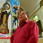El abogado Julio Díaz tiene cada lunes una cita con san Jacinto, en la catedral de Yaguachi.
