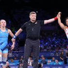 Lucía Yépez en el combate que la catapultó a las semifinales de este miércoles 7 de agosto.