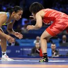 Luisa Valverde ganó un combate y perdió otro durante octavos y cuartos de final, por lo que pasó al repechaje de los Juegos.