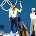 Angie Palacios, condecorada en París 2024.