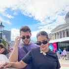 Michela Pincay y  Alexis Marle en Londres.