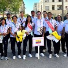 Los tricolores participaron emocionados de la ceremonia de clausura de París 2024.