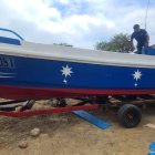 Narcolancha en la que se almacenaba sustancia ilícita lista para ser llevada hasta México.