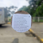 En El Empalme, se hallaron tres cadáveres y un aviso en panfleto.