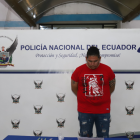 El detenido fue presentado por la Policía.