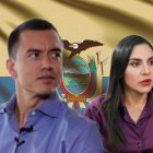 El Presidente de Ecuador, Daniel Noboa, y su Vicepresidenta, Verónica Abad.