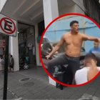 En este sitio del centro de Guayaquil se dio una pelea entre conductor y agentes de ATM.