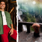 El comediante boliviano Andrés Salvatierra enciende la polémica en Ecuador con fotos al desnudo en Baños de Agua Santa