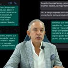 La conversación entre Leandro Vega y el presidente de Emelec, José Pileggi.