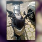 En este motocicleta se movilizaban los sospechosos la noche del sábado 14 de agosto de 2024.