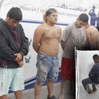 Los sospechosos, incluidos dos menores de edad, fueron presentados en la Unidad de Vigilancia Comunitaria de Durán.Las víctimas, entre ellas una mujer, aún mostraban signos de nerviosismo.