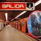 La pareja fue captada mientras mantenía relaciones en pleno horario laboral.