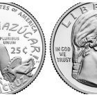 La moneda de 25 centavos de dólar en homenaje a Celia Cruz tiene en la otra cara a George Washington.