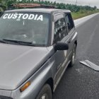 Los guardias se movilizaban en este vehículo.