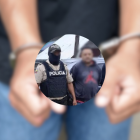 La Policía compartió imágenes de las detenciones.