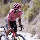 El ciclista ecuatoriano Richard Carapaz demostró que está llegando a su mejor nivel.