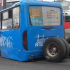 El automotor quedó varado sobre la avenida Pichincha, sector La Marín.